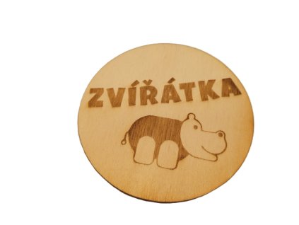 Cedulka na hračky-zvířátka