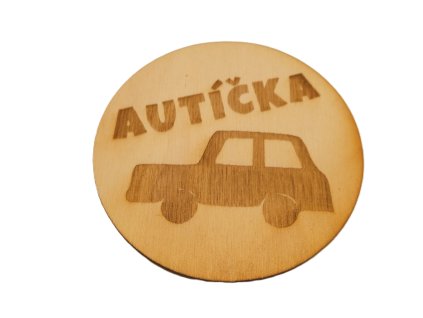 Cedulka na hračky-autíčka