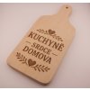 Kuchyňské prkénko ze dřeva - srdce domova