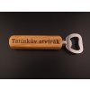 Dřevěný otvírák na pivo s gravírováním – Tatínkův otvírák