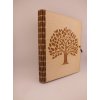 Ohebný dřevěný deník z jednoho kusu dřeva