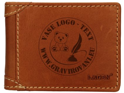Pánská kožená peněženka světle hnědá TAN 51146 1