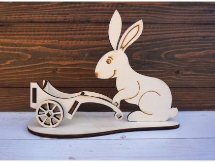 Zajíček s vozíkem
