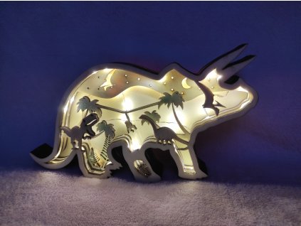Lampička dinosaurus