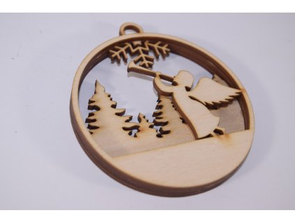 drevena vianocna ozdoba 3d vianocna krajinka (3)