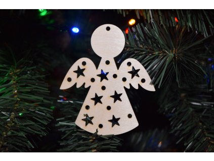 drevena vianocna ozdoba na stromcek vlocka 1 (19)