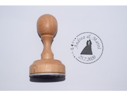 rucne vyrobena elegancia personalizovane svadobne razitko