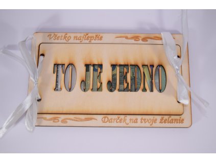 drevena obalka na peniaze s napisom to je jedno dar s davkou humoru pre nerozhodnych jubilantov (2)
