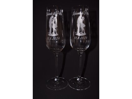 gravirovane svadobné pohare mladomanželia (2)