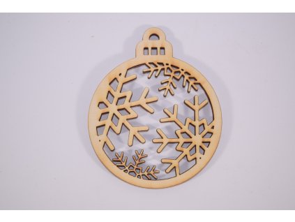 drevena vianocna gula s vyrezavanym vzorom vlocka 4