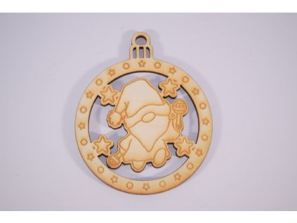 vianocna drevena gula s gravirovanym motivom skriatka (4)