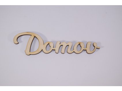 vyrezavany napis domov