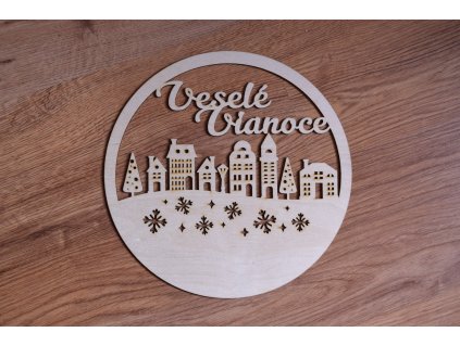 vianočný veniec dekoracia dvere drevený 1 (3)