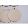 Sada drevených krúžkov s dierkou – na tvorbu medailí 10 ks (6 cm) (1)
