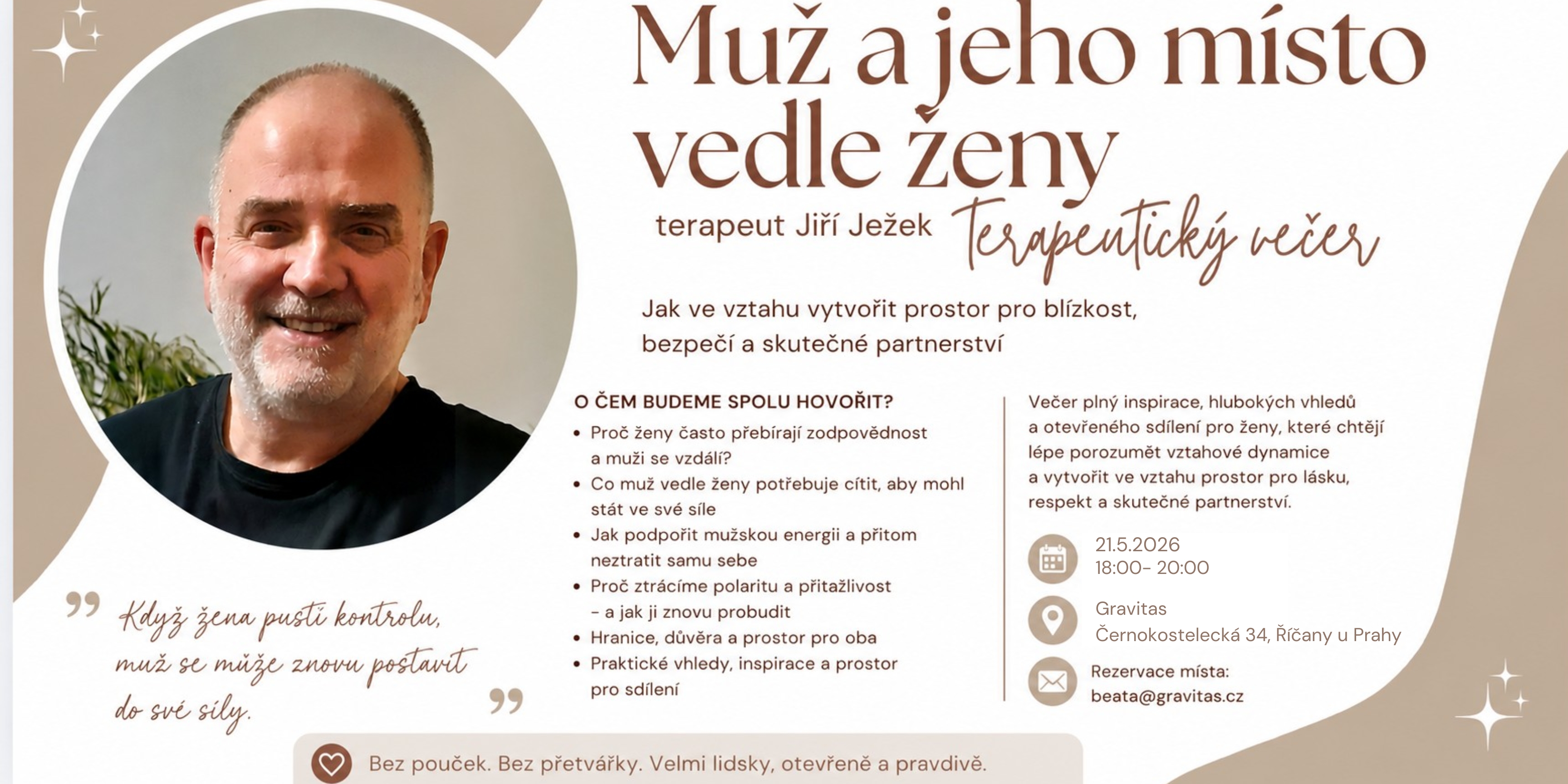 Pridite na terapeuticky vecer