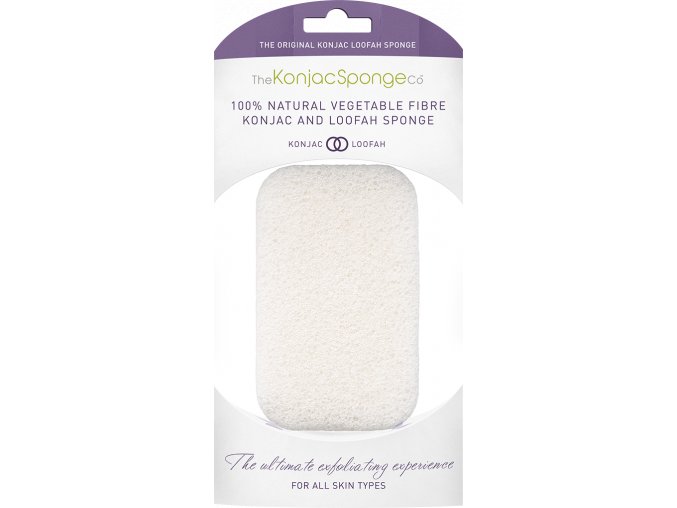 Tělová houba konjac a lufa 100% přírodní