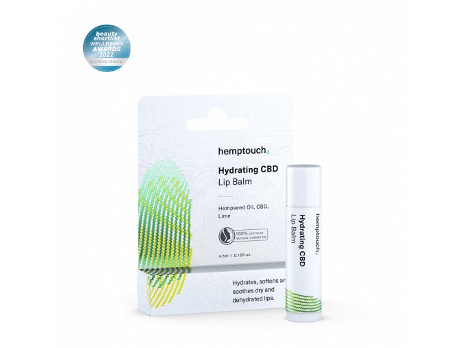 Hydrating CBD lip balm box EN web award – kópia