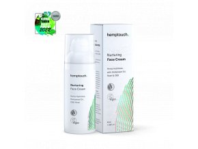 Nurturing face cream box EN web award