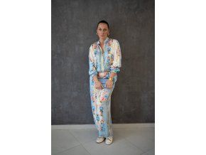 gravitas dolcevita plazzo kalhoty modra 1