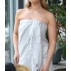bamboo towel pearl grey