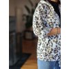Lehká Bunda s Leopardím Vzorem white