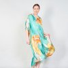 saty Solea celadon zelene kosilove saty oversize listovy vzor gravitas 4.jpg