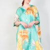 saty Solea celadon zelene kosilove saty oversize listovy vzor gravitas 1.jpg