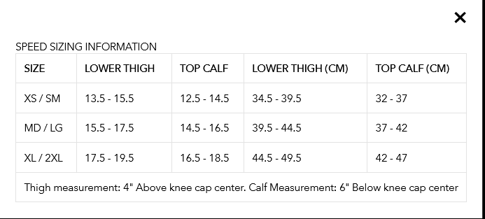 Sizing-SPEED-Knee