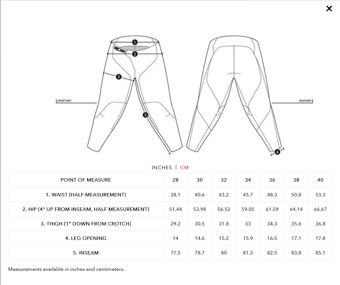 Sizing-SPRINT-Pants-cm