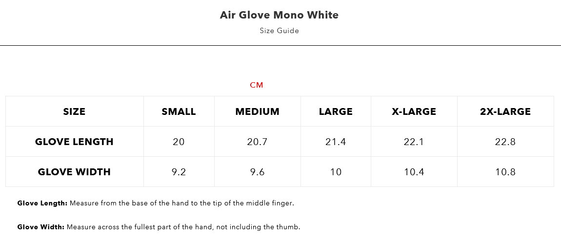 Sizing-TLD-Air-Glove