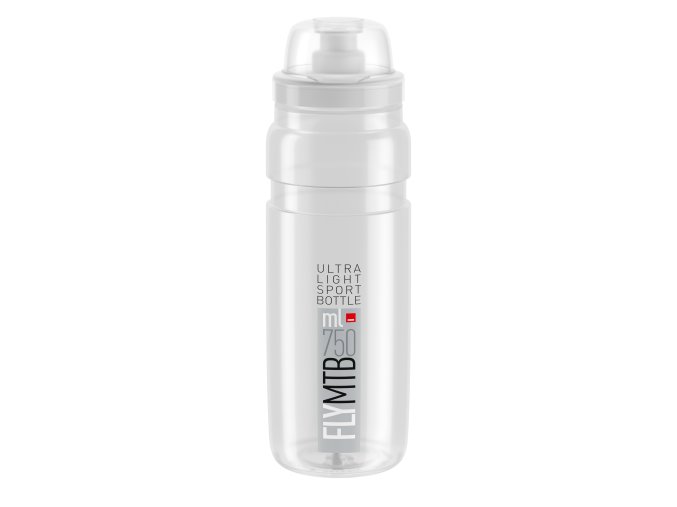 FLY MTB 750ml transp šedé logo