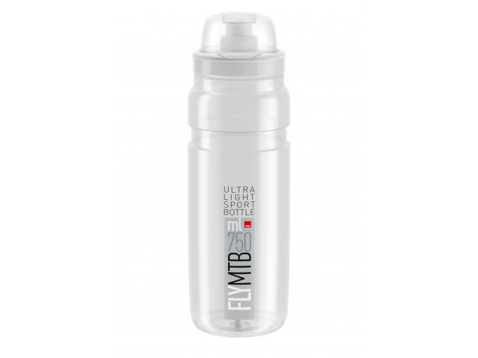 FLY MTB 750ml transp šedé logo