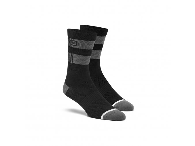 flow performance socks black grey