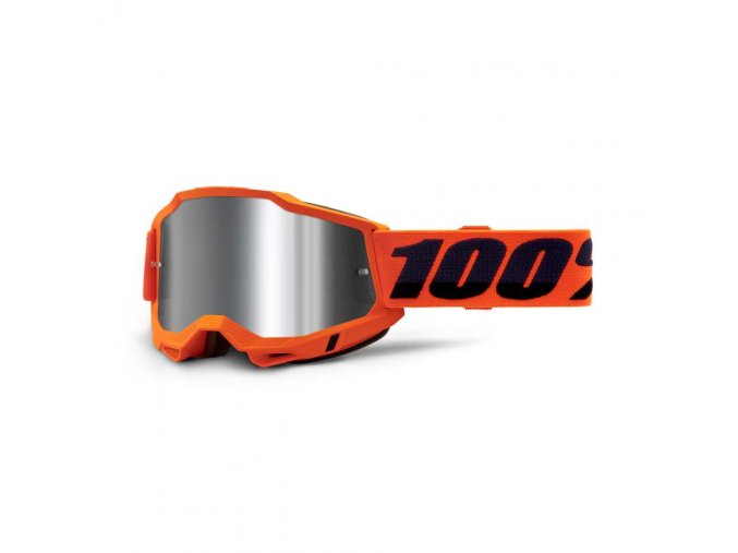 accuri 2 goggle orange mirror silver lens