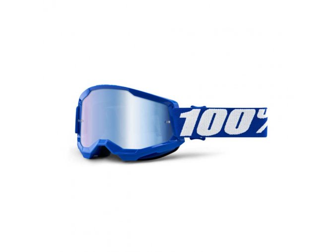 strata 2 goggle blue mirror blue lens