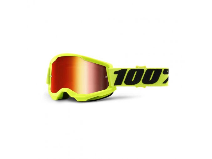 strata 2 goggle yellow mirror red lens