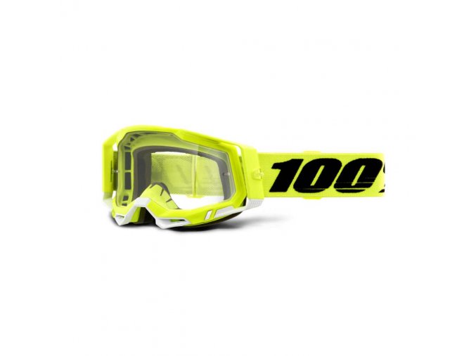 racecraft 2 goggle yellow clear lens