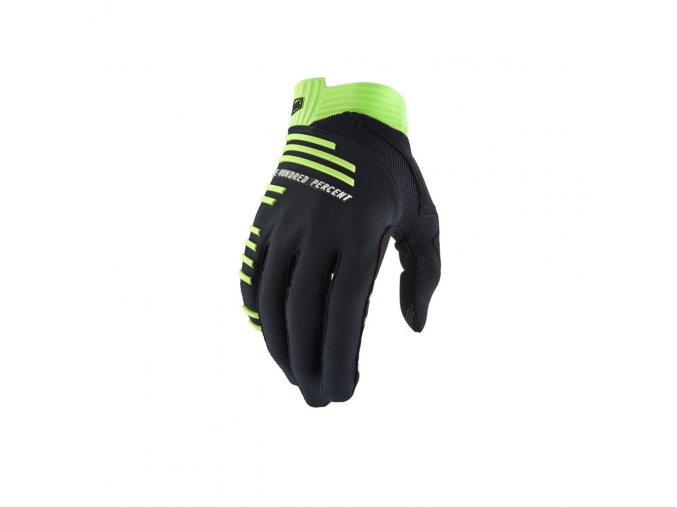 r core gloves black lime 01
