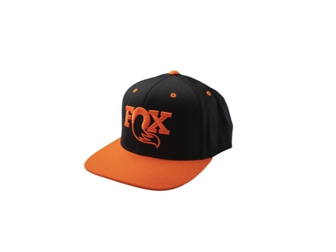 FOX Authentic SnapBack Black Orange 01