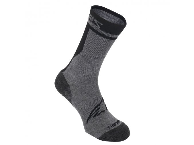 alpinestars winter thermal 17cm socks gray black 01