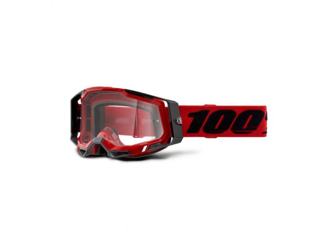 racecraft 2 goggle red clear lens