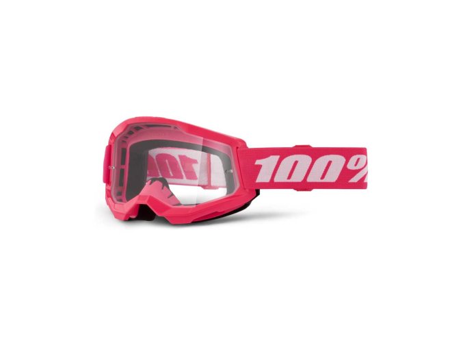 strata 2 goggle pink clear lens