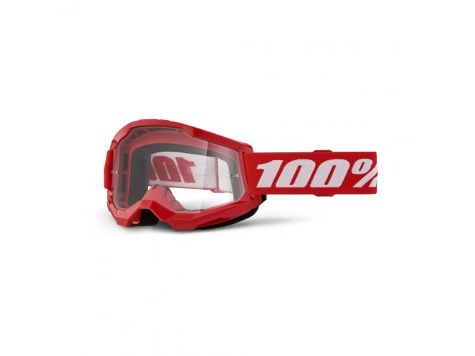 strata 2 goggle red clear lens