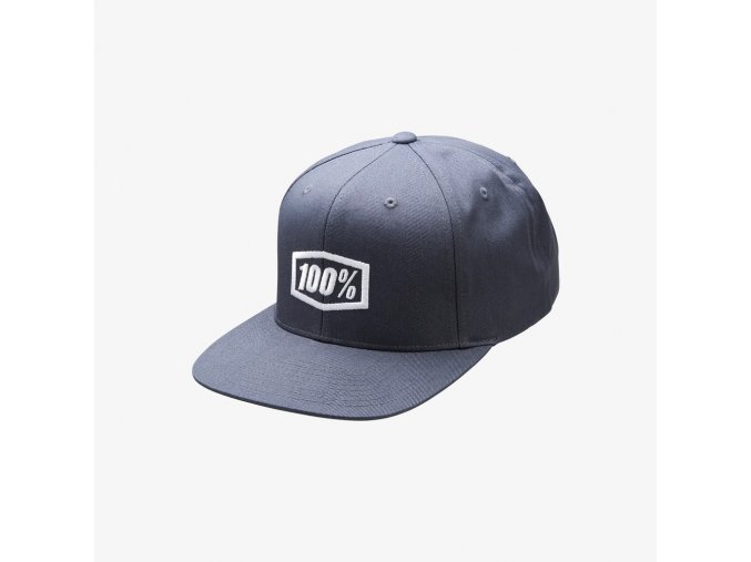 icon snapback cap aj fit heather charcoal os