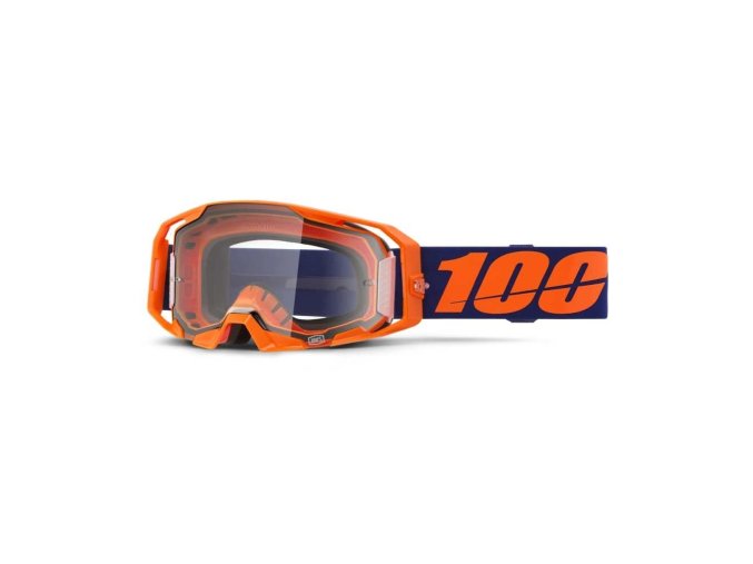 armatic goggle neon orange clear lens