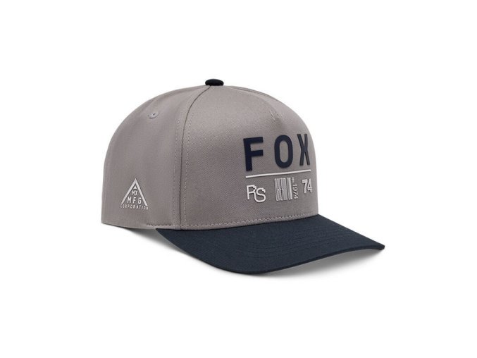 32918 172 FOX Race Spec Snapback Hat Steel Gray 01