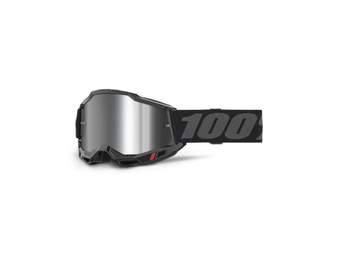 accuri 2 goggle black mirror silver lens
