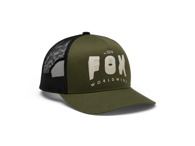 Šiltovka FOX Blck Mesh Trucker Hat Army