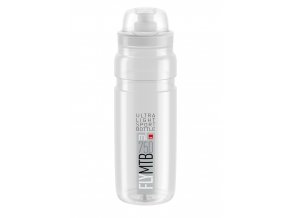 FLY MTB 750ml transp šedé logo