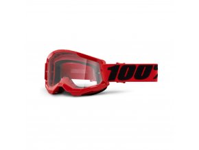 strata 2 goggle red clear lens